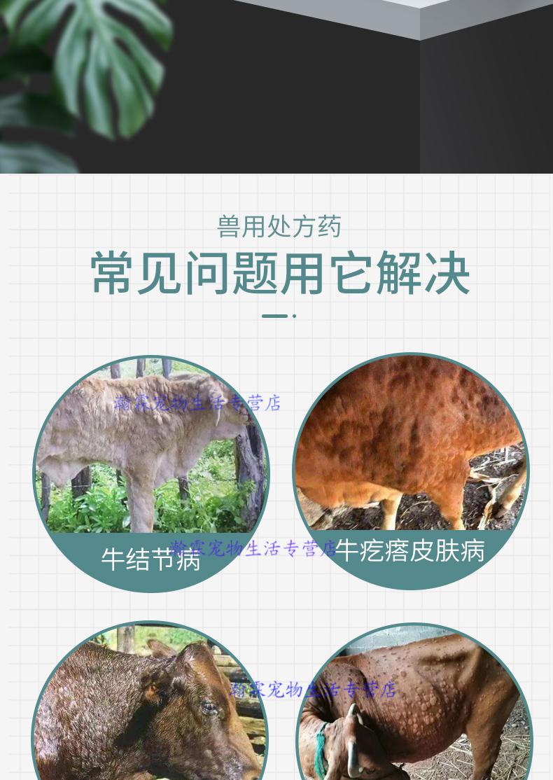 【速发】牛益清3型兽药牛羊结节血清疹专用药牛痘病全身疙瘩流脓高烧