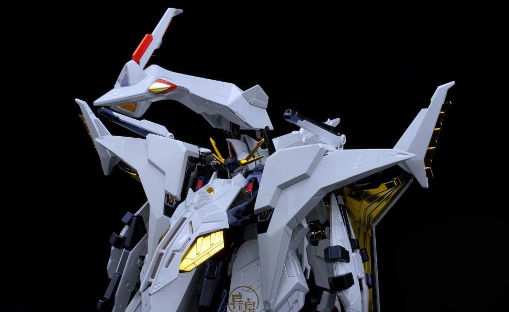 万代bandai高达大白鹅佩涅罗佩hg大白鹅电镀版电镀高达hg大白鹅万代