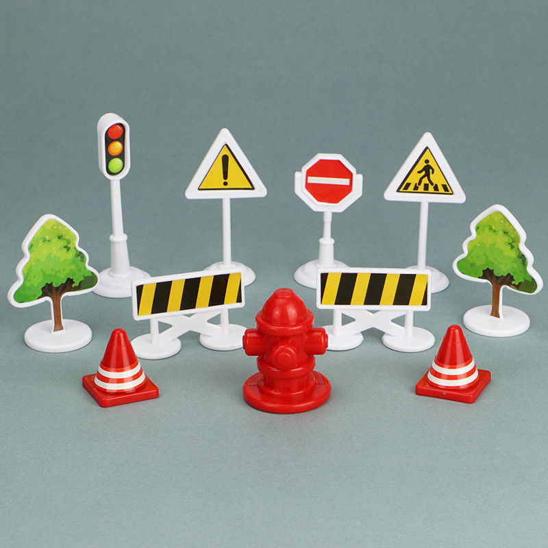 红绿灯玩具语音模型交通信号灯幼儿园早教安全教育场景道具儿童男女