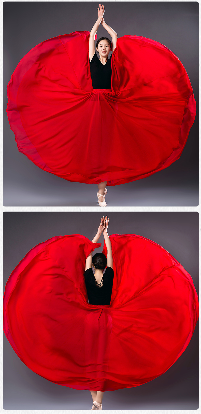 白色 360度裙摆裙长85cm(155-159)【图片 价格 品牌 报价】-京东