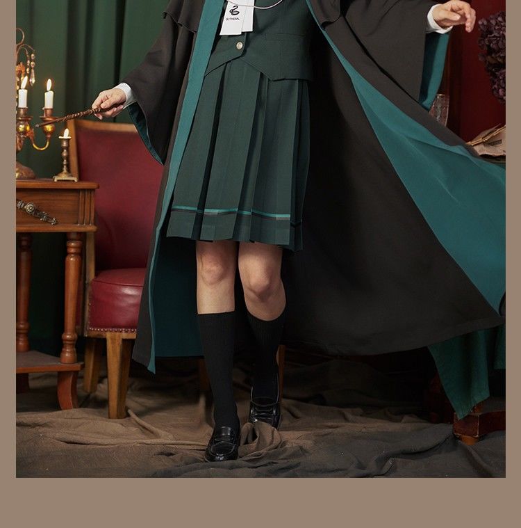 哈利波特服装衣服魔法袍学院服cios服联名斯莱特林jk制服裙全套服装