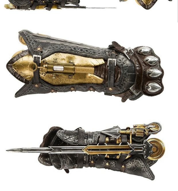 刺客信条袖剑 6枭雄 腕套配套袖箭袖剑 爱德华袖箭剑仗彩盒装 刺客6代