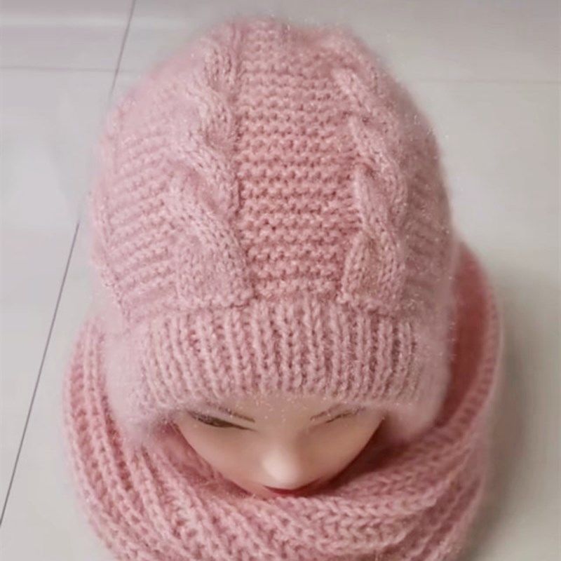 麻花套帽23黑色 帽子到货需要自己编织【图片 价格 品