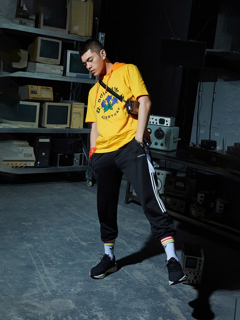 adidas阿迪达斯官网三叶草ozweego男女复古老爹鞋fv9668黑46285mm