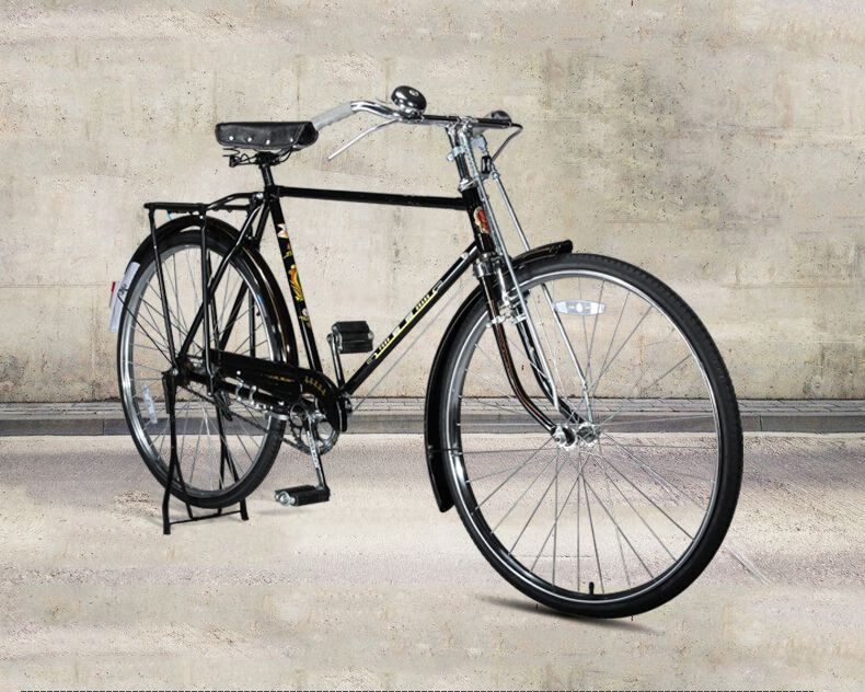 四世生花 二八大杠自行车城市自行车28大杠官方怀旧老款经典旗舰老式