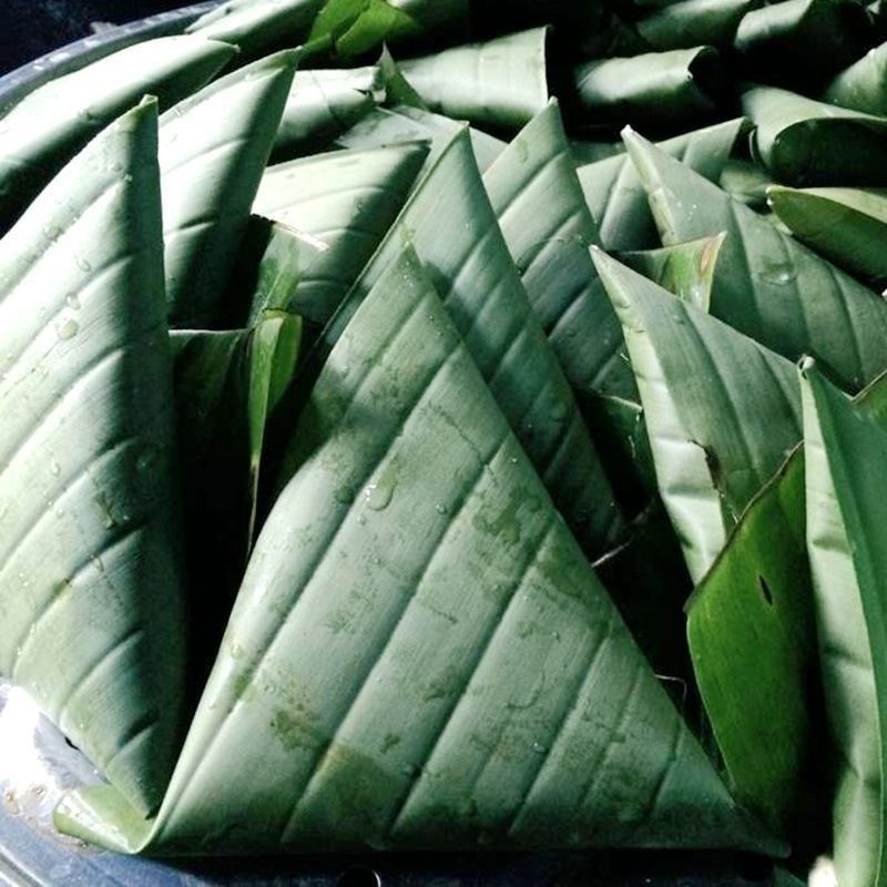 【新鲜现摘】芭蕉叶香蕉叶粑粑叶子包糍粑粽子叶糕点烧烤摆盘装饰q 3