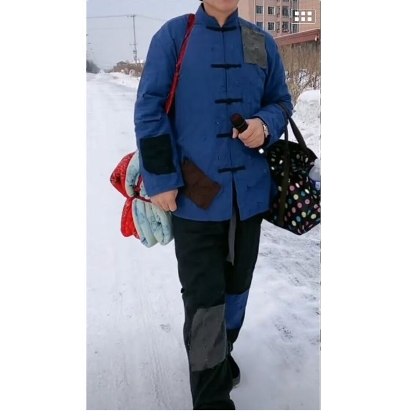 jiangyi叫花子服装乞丐服套装古代丐帮要服补丁演出服破烂古装搞笑女