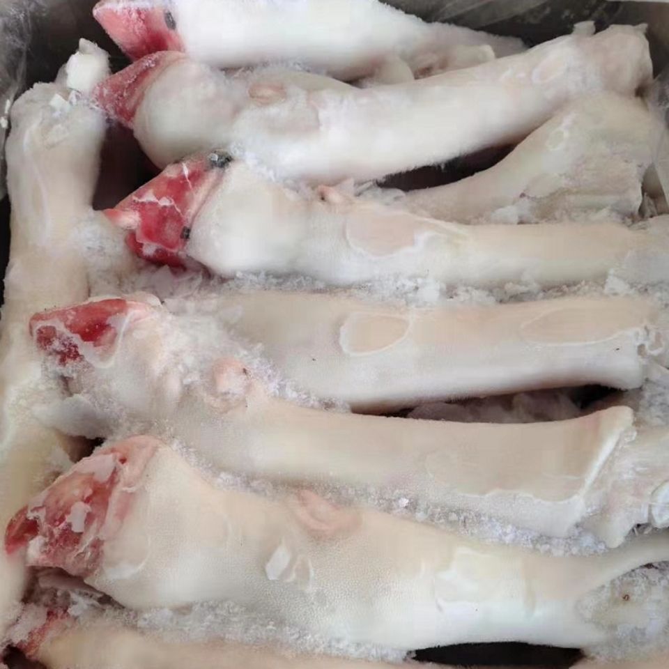 新鲜冷冻羊蹄羊脚净重19斤箱羊肉生羊蹄45个左右烧烤火锅饭店食材山东