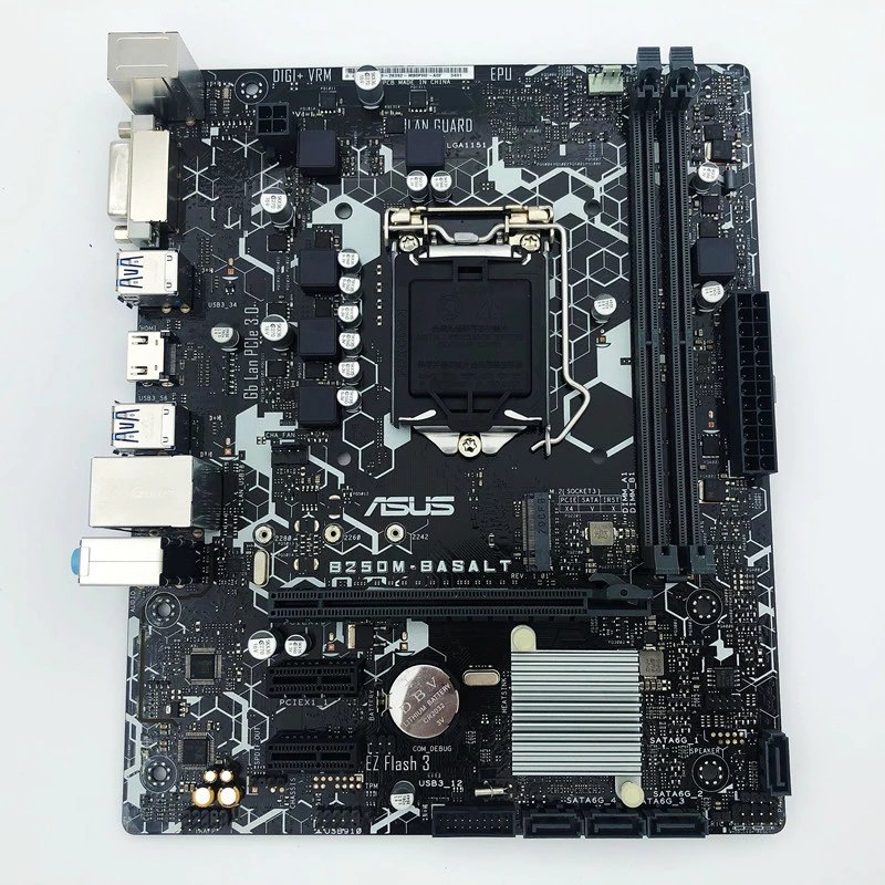 适用华硕()全新华硕主板b250m-k/j/a/v/kylin/pixiu1151针台式机电 天