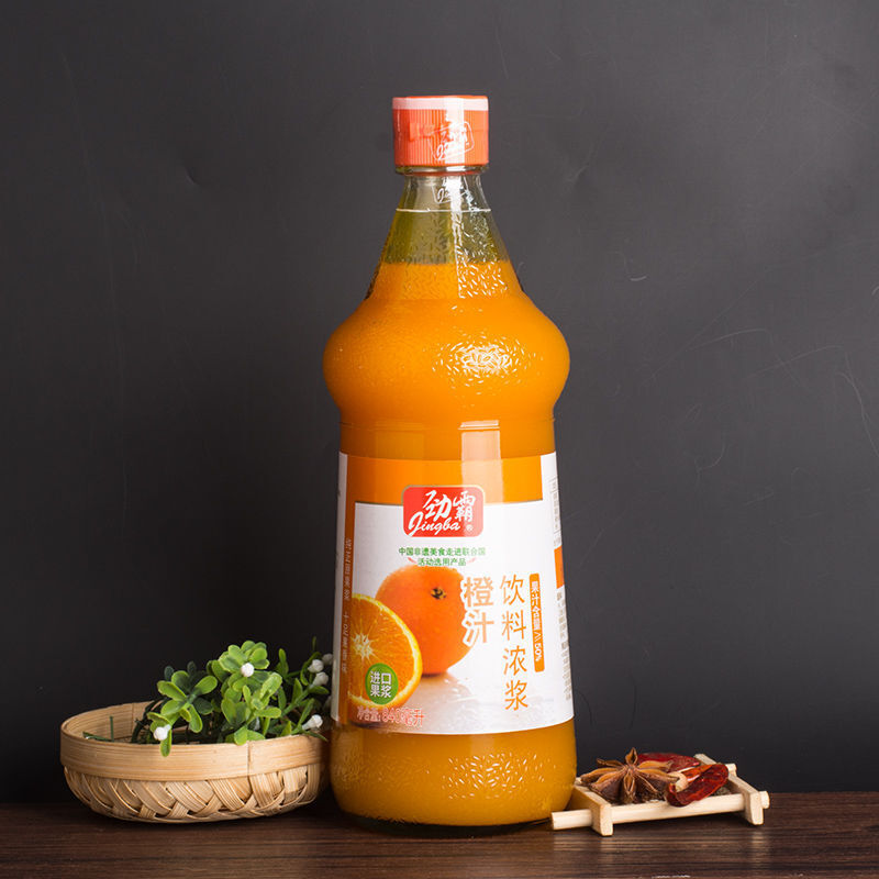 10038622511109商品名称:浓缩橙汁调料 840ml 劲霸 饮料 地方特产 浆