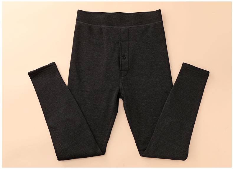 俞兆林旗舰官方店保暖裤男士秋裤加绒加厚修身打底薄棉裤线裤毛裤薄款