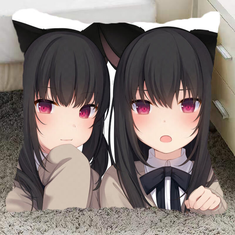 二次元抱枕成人等身猫羽雫动漫周边同款可爱诱惑枕套送男女生日礼物污