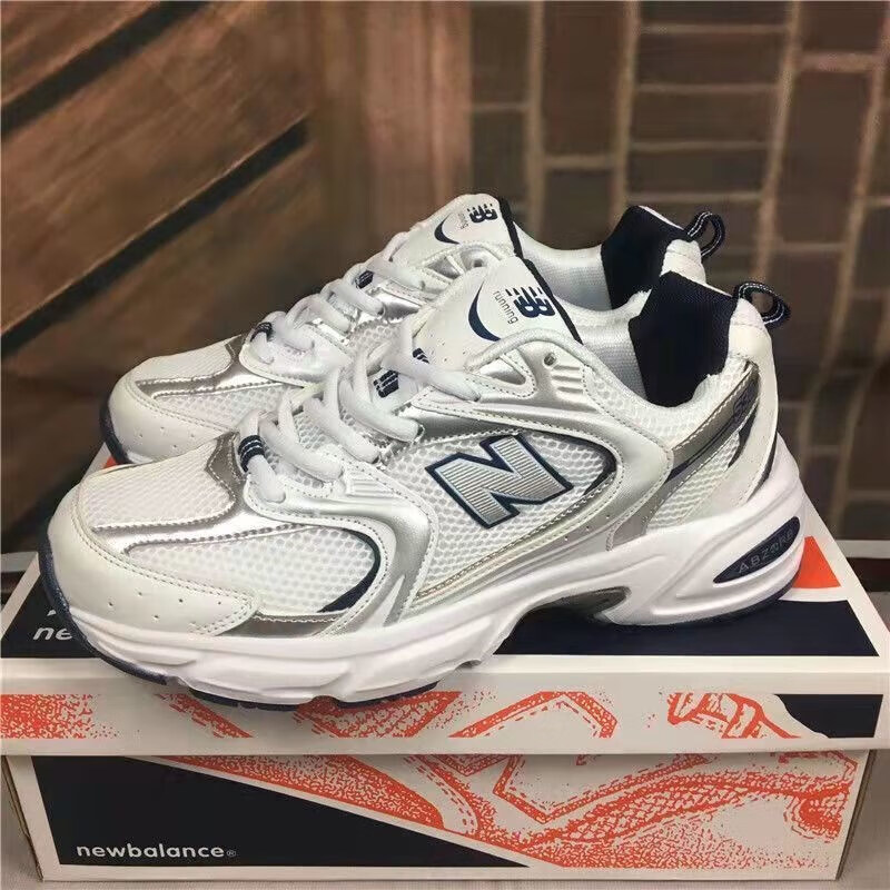 新百·伦官方nb530男女鞋情侣复古老爹鞋休闲运动跑步鞋 530钢蓝色