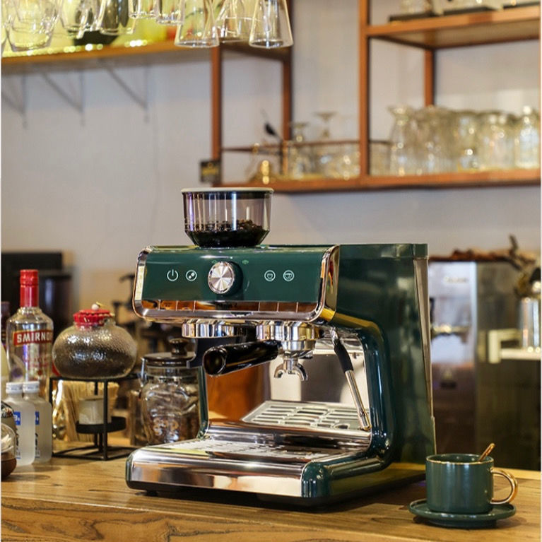 现货马克西姆马赛咖啡机高端奢品半自动家用研磨一体机(售后一对一