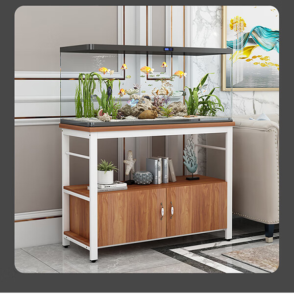 汇德能家用鱼缸柜简易鱼缸架金属客厅鱼缸底柜水族箱定做小型鱼缸底座