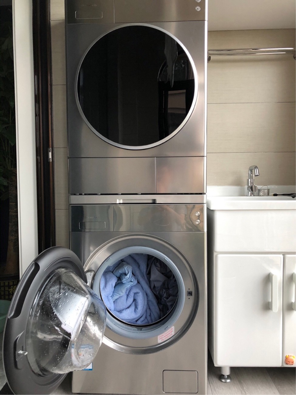 panasonic松下nh9098p9095d9095t热泵干衣机洗衣机烘干机套装l1659095