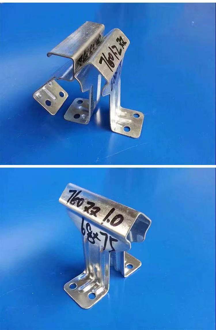 彩钢支架760820支架金属屋面暗扣子中边支固定扣件支座五金配件8200边