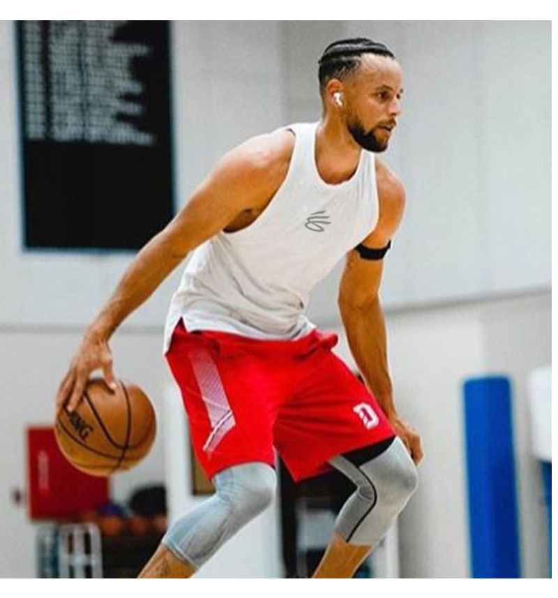 库里球衣篮球速干美式训练服背心男运动球衣跑步健身宽松透气无袖t恤