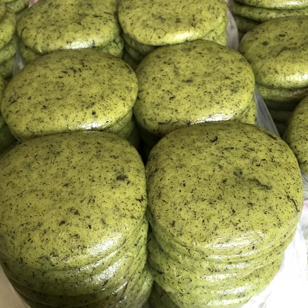 贵州特产蒿菜糍粑蒿子粑粑纯糯米手工棉菜粑粑艾草特色小吃油炸粑