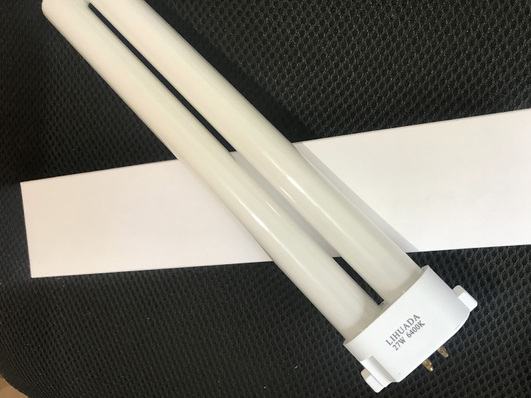原装利华达护眼灯管lihuada27w6400k白光灯泡h型工作加班台灯管定制c