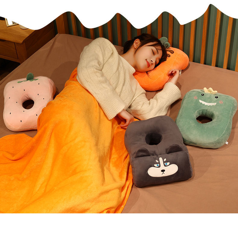 精选午睡枕趴睡枕办公室靠垫抱枕午休枕头学生趴趴枕教室趴着睡觉神器