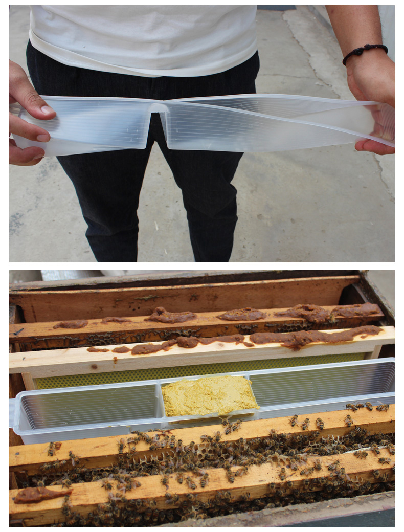 蜜蜂饲喂器15kg喂糖器中蜂意蜂喂水器加厚三公斤喂食槽养蜂工具加厚加