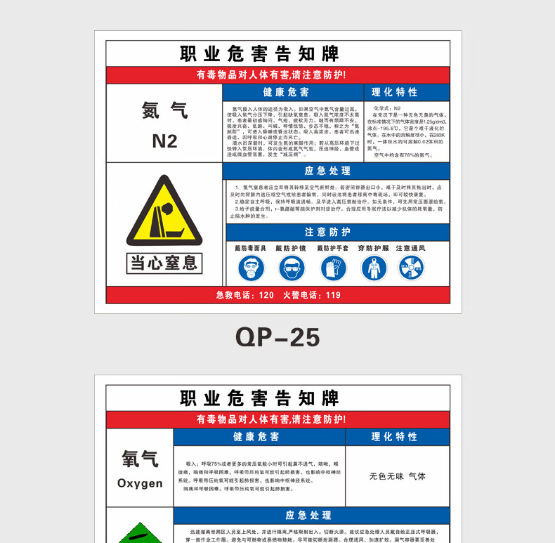 颖芒液化气瓶存放处标识牌危险品放置点标示指示牌乙炔机油瓶氩气瓶