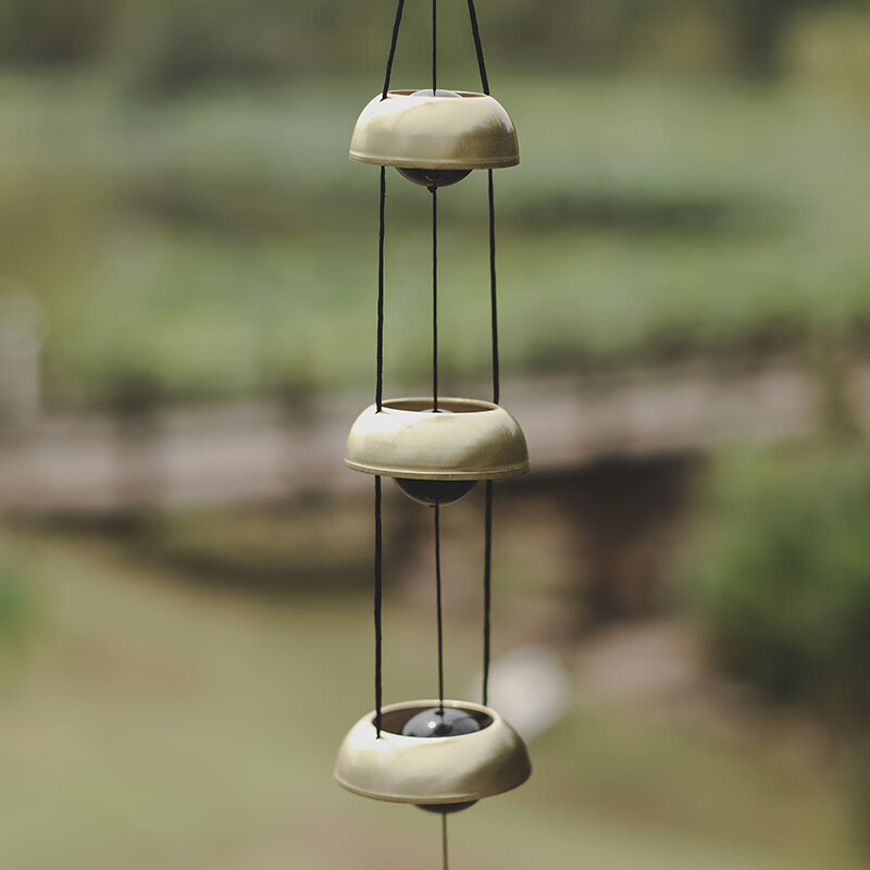 日式和旋宝塔3层五层祈福风铃家居复古铁铃铛金属挂饰音韵挂件tk1929