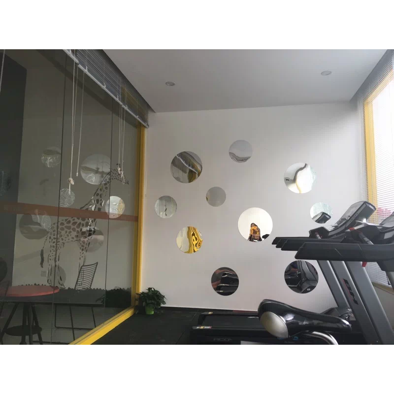 球面墙儿童娱乐商场超市圆形哈哈镜镜子游乐设备凸面镜镜子直径20cm