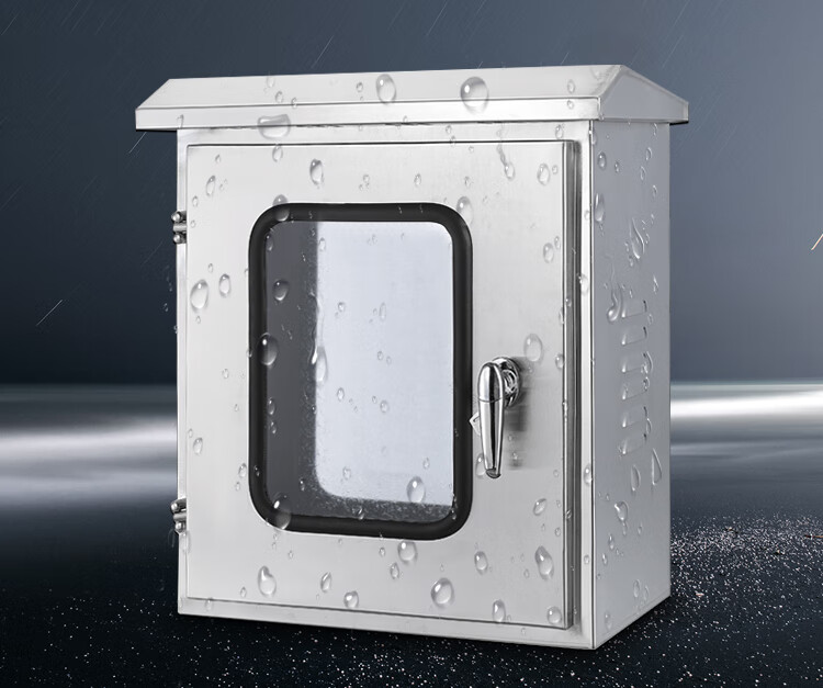 双门304201不锈钢配电箱室外户外防水明暗装强电控制箱工厂定制双门