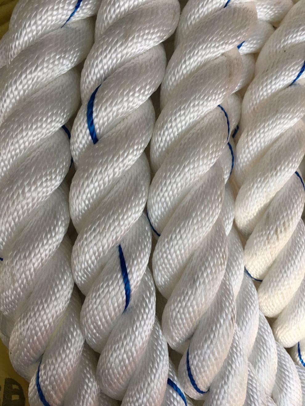 船用缆绳绳子耐磨船绳游艇三股捆绑绳货车牵引绳艺联家6毫米直径50米
