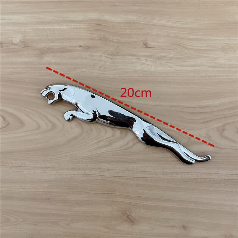 60适用于捷豹车标xjlxflxefapyeftype后尾标黑色尾箱豹子标志字母