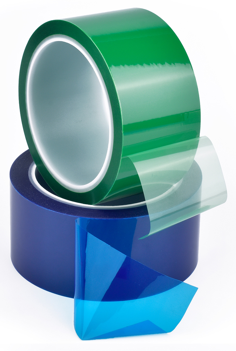 胶pet耐磨耐酸碱工业胶003mm厚单面胶带草绿色5mm宽100米长5卷共500米