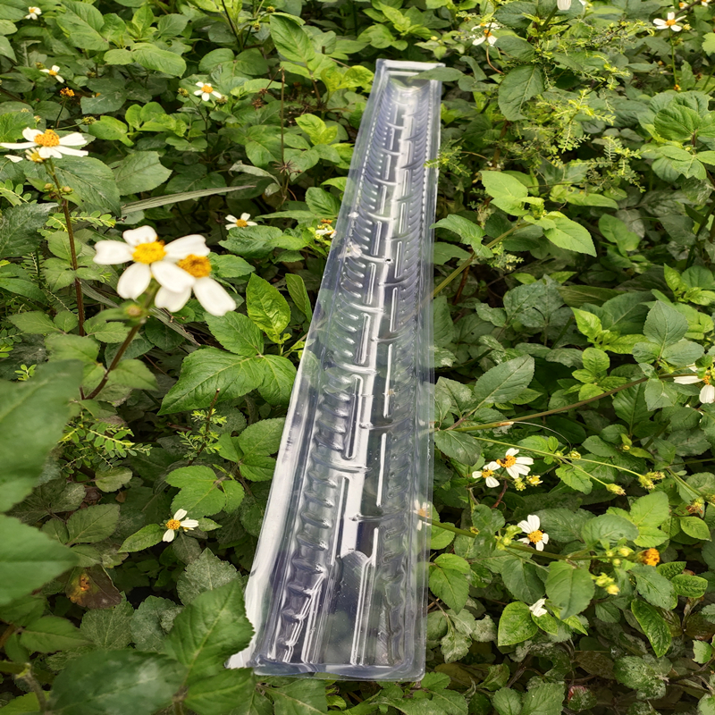 种淮山的山药种植槽浅生u型塑料管淮山槽管模具定向槽引导槽农用08米