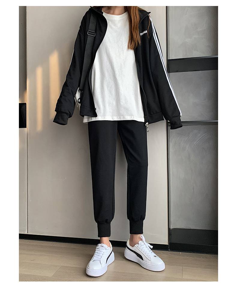 裤子加厚新款小个子灰色休闲冬季户外跑步库子保暖防寒女士女生乐卉