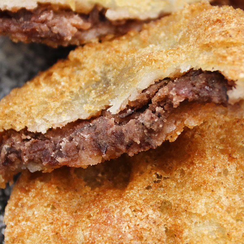 尹胖子油炸糕哈尔滨糖油果子豆沙馅半成品东北特产红小豆年糕 油炸糕