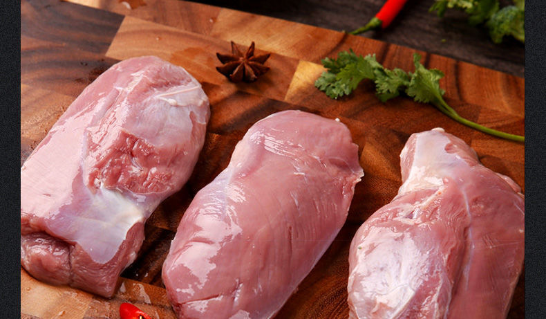 鸭胸肉新鲜去皮鸭肉冷冻生鲜胸脯肉烧烤火锅食材冷冻鸭货批发宏嘉睿鸭