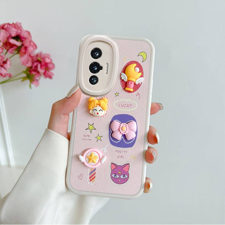 tp82 立体美少女战士(小羊皮白)收藏加购送手挂 vivo x70【图