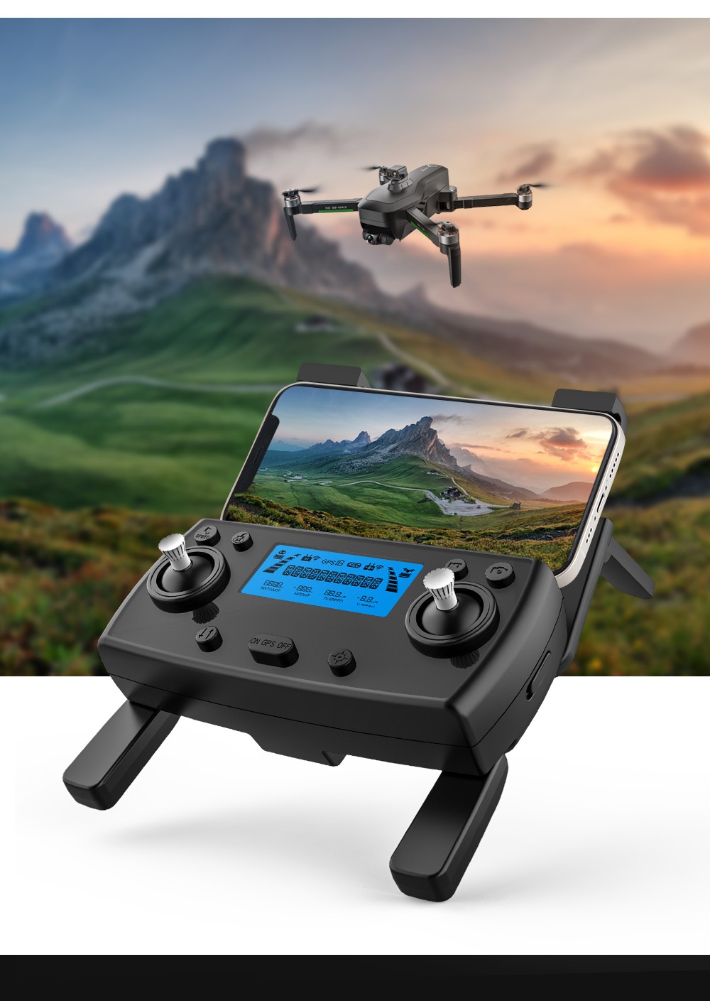 兽3激光避障无人机sg906 gps自动返航8级抗风8k电调4k超高清5g传输