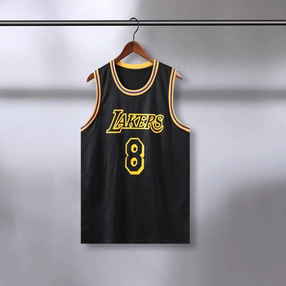 球衣套装定制詹姆斯球服湖人24号黑曼巴球衣前8后24纪念版篮球服单