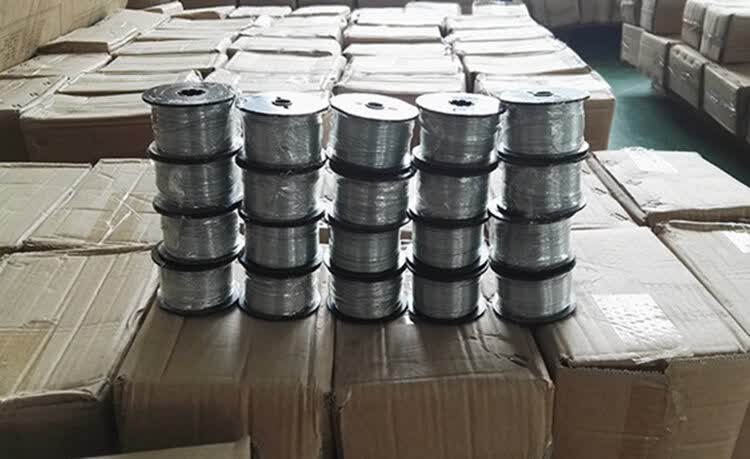 光缆线缆附挂机扎丝全自动钢筋捆扎机绑丝小盘镀锌铁丝08mm10卷10卷箱