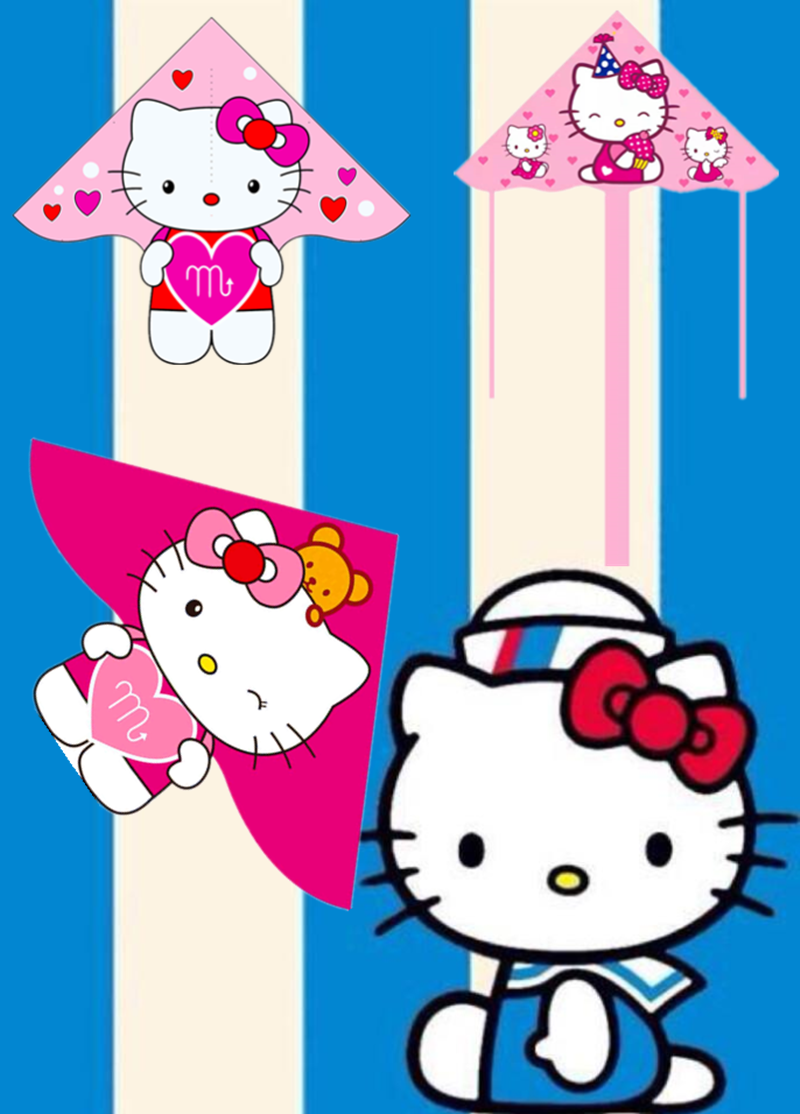 hellokitty哈喽kt猫风筝2022年新款风筝hellokitty女孩初学者微风儿童