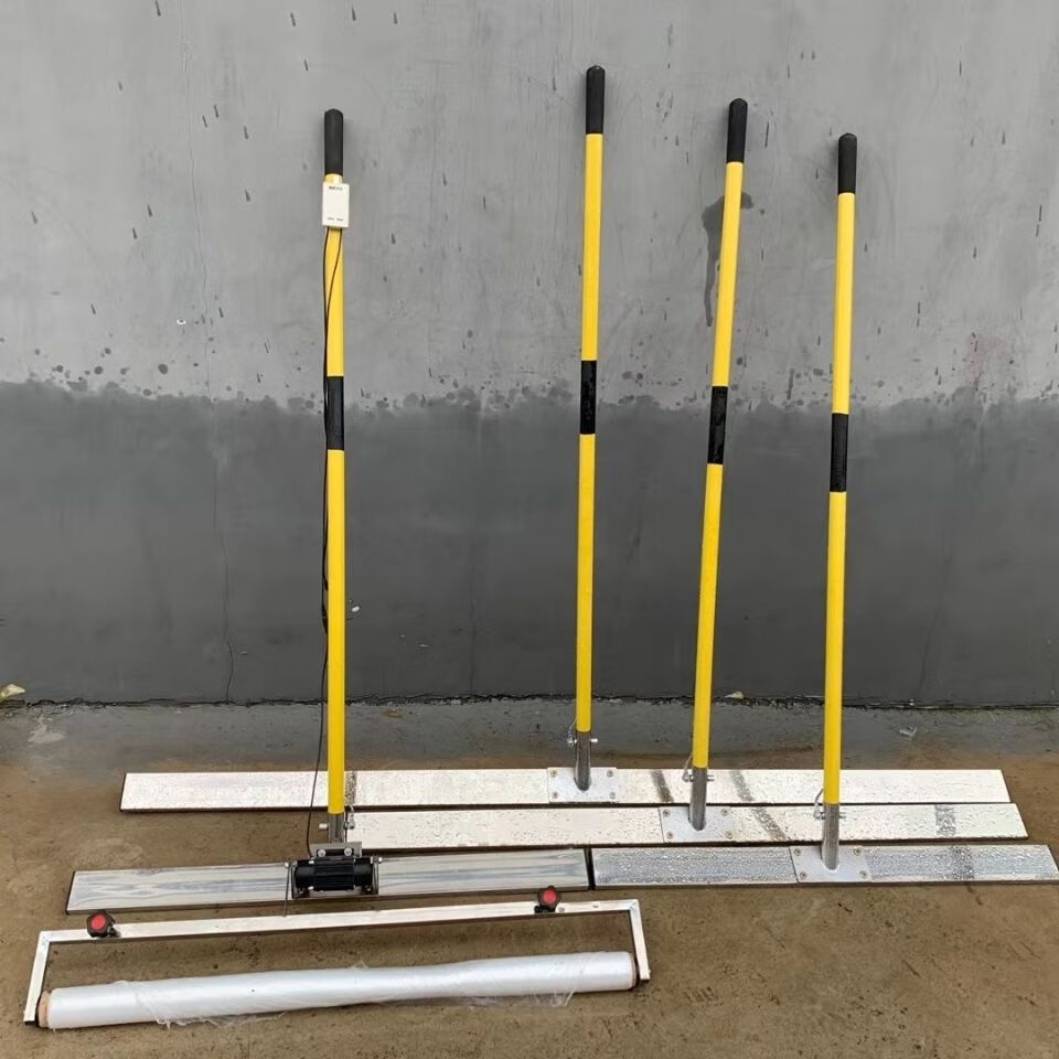 锂电混凝土刮平尺水泥地坪整平机混凝土抹子路面振平尺找平电动调速