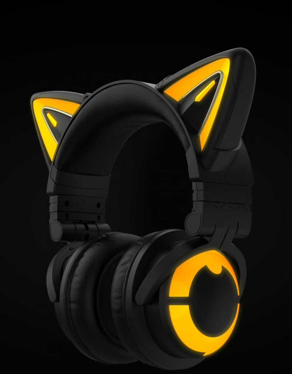 妖舞猫耳耳机妖舞猫耳耳机3g头戴式蓝牙电脑可爱少女游戏电竞粉色降噪