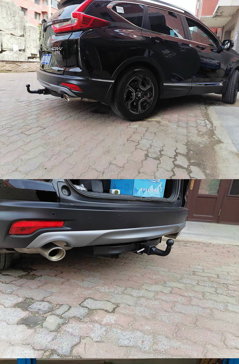 适用于本田crv拖车钩crv改装拖车杠牵引拖挂车架房车后脱钩挂拉勾套餐