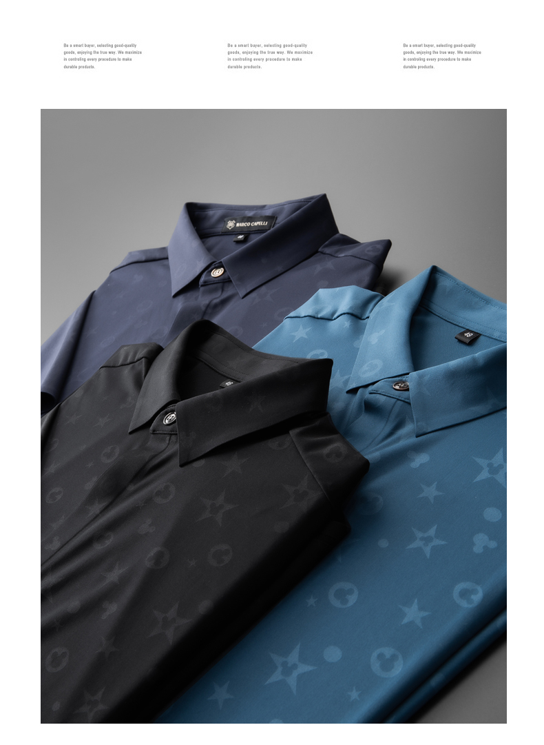 伯莎丹顿品牌冰丝衬衫男夏季薄款滑四面弹抗皱免烫商务休闲修身短袖