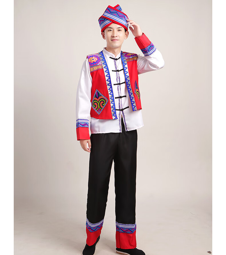 妲菲妮广西壮族服装女成人三月三歌圩节少数民族服装男演出服回娘家服