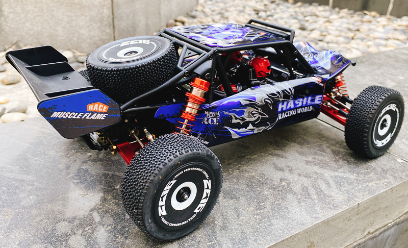 沙漠越野车伟力无刷合金124018电动四驱沙漠遥控车rc成人比赛漂移越野