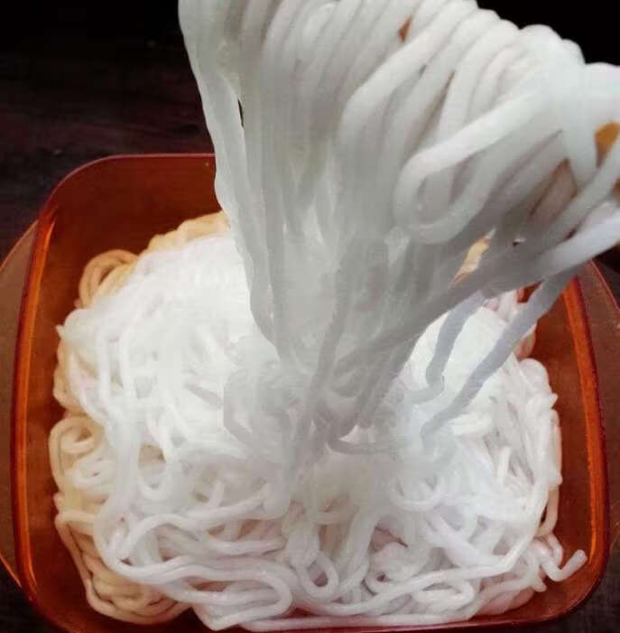 橘田部落粉条内蒙特产细粉 中粉 宽粉 土豆粉 湿粉1袋250克左右 拍细