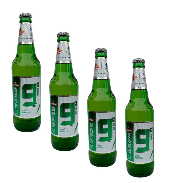 9度啤酒 500ml*12瓶 整箱装 陕西特产西安九度冰爽啤酒【图片 价格